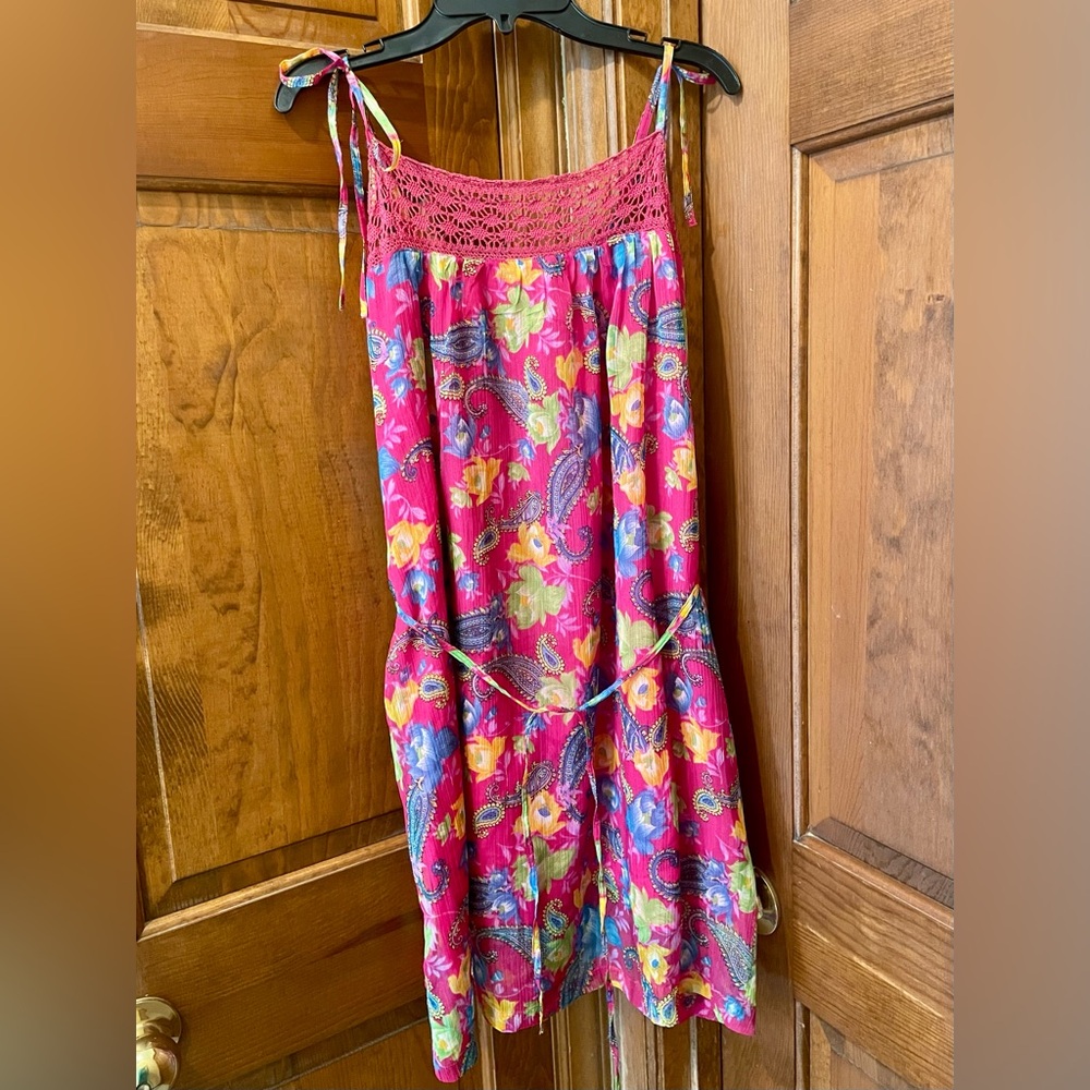 Sugar 17 Pink Floral Dress Size Girls Large